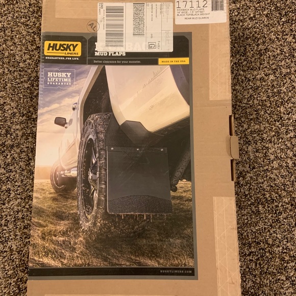 KICK BACK MUD FLAPS 14" WIDE - Picture 1 of 5